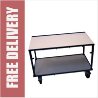 Adjustable Height Table Trolley