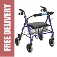 Heavy Duty Rollator with Seat
