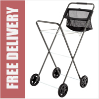 Hills Panache Extra Tall Premium Laundry Trolley with Peg Bag