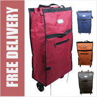 Mayfair Lightweight Folding 2 Wheel Shopping Trolley Travel Bag