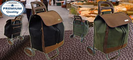 Premium leather look trolleys