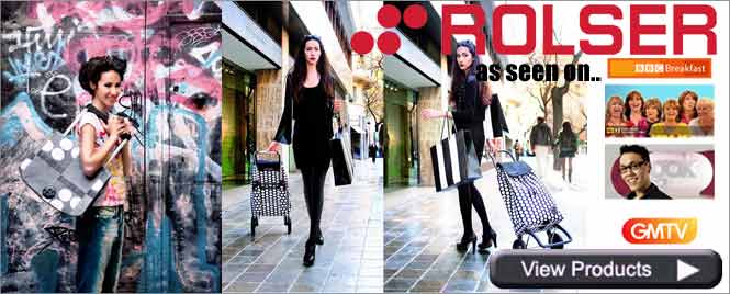 Rolser shopping trolleys