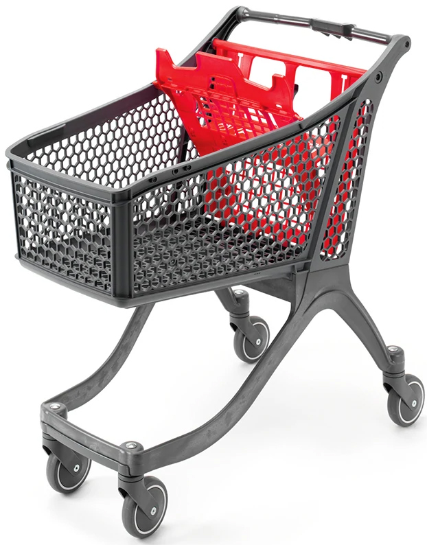 121 Litre Small Plastic Shopping Trolley #5