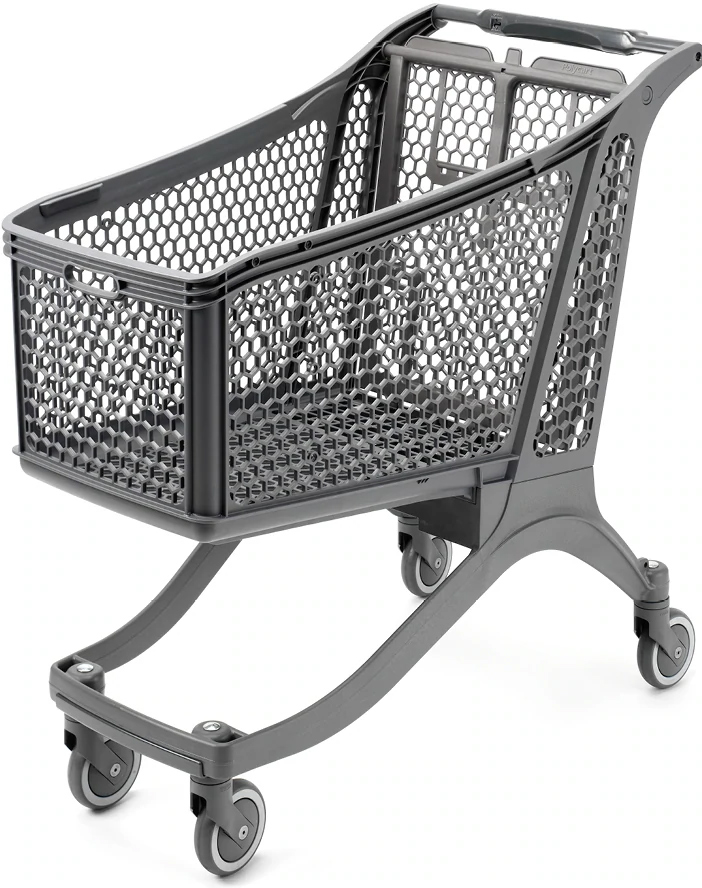 183 Litre Large Plastic Shopping Trolley #3