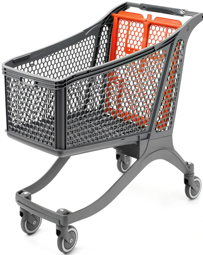 183 Litre Large Plastic Shopping Trolley #4