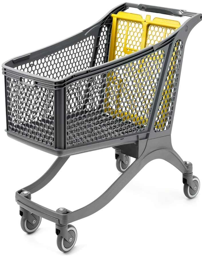 183 Litre Large Plastic Shopping Trolley #5