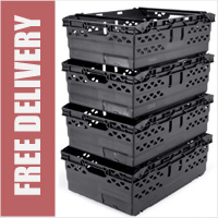 35 Litre Produce Crate Basket STACK NEST OR DISPLAY