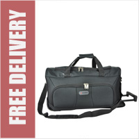 5 Cities Cabin Travel Trolley Bag 55cm - Black