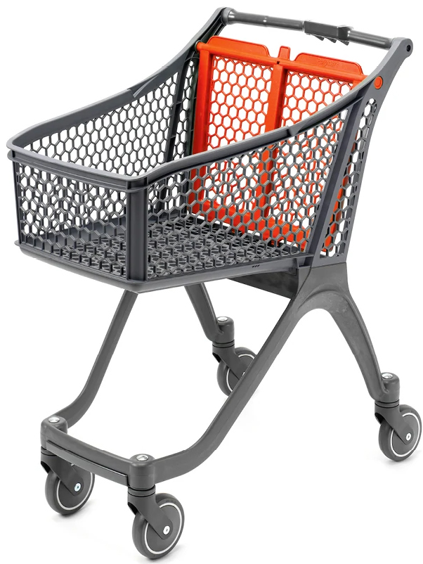 93 Litre Shallow Plastic Shopping Trolley #4