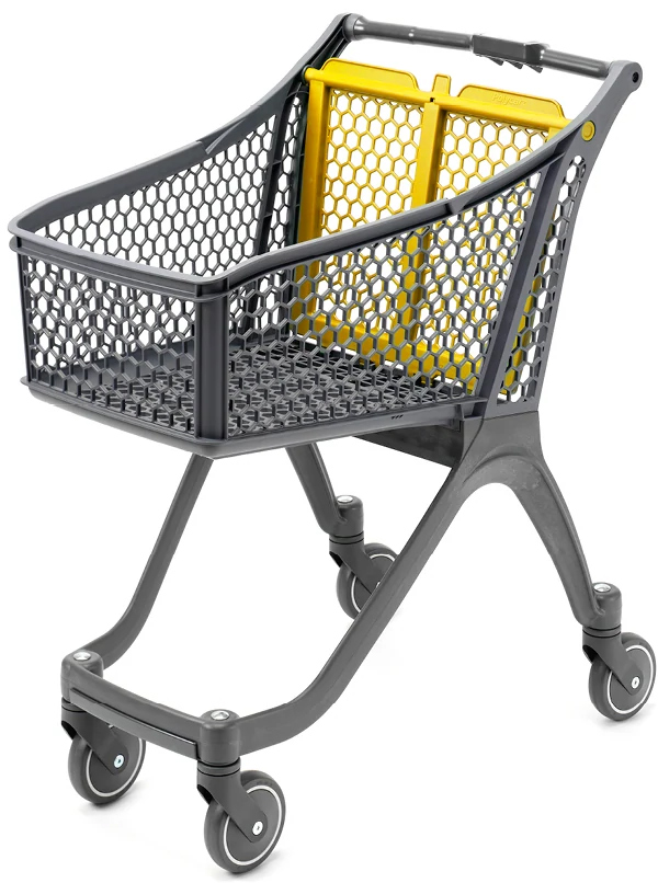 93 Litre Shallow Plastic Shopping Trolley #5