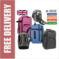 Bordlite RYANAIR 40x30x20cm EASYJET Underseat Cabin Approved Backpack Rucksack Jet2 Travel Bag