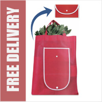 Foldable Reusable Shopping Bag with Closing Buckle
