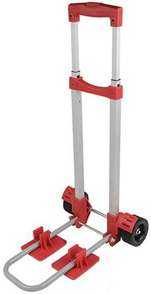 30kg Lightweight Folding Sack Truck with Wide Wheels and Axle for Stability
