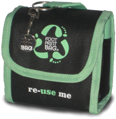 Footprint Bag Reusable Shopping Bag 4 Pack Green Original