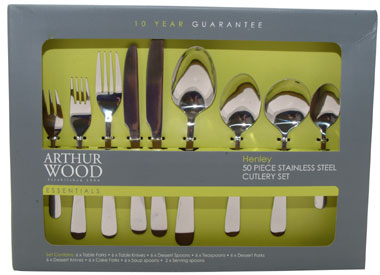 Arthur Wood Henley 50pc Cutlery Set