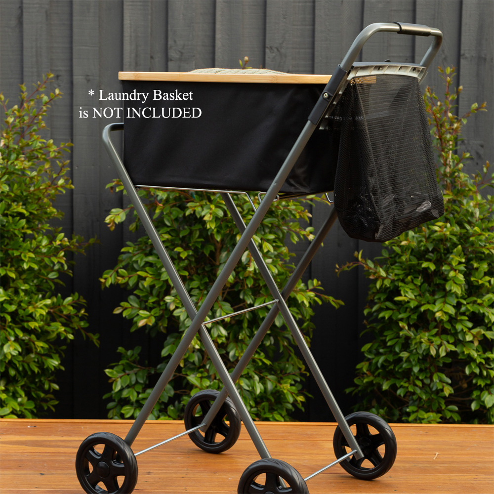 Hills Panache Extra Tall Premium Laundry Trolley with Peg Bag #6