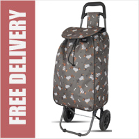 Limited Edition 2 Wheel Shopping Trolley Hot Dog Print