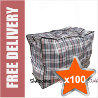 100 x Jumbo Laundry Bags