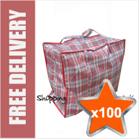 100 x Large Laundry Bags
