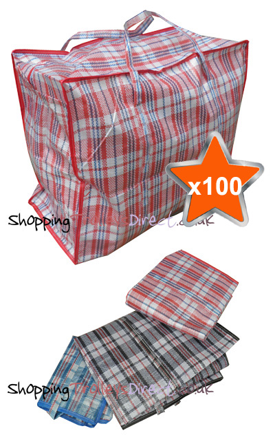 100 x Large Laundry Bags