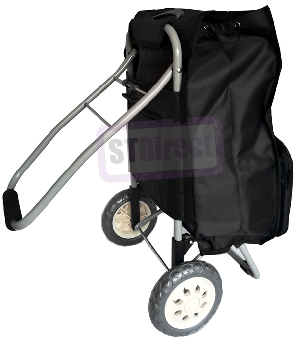 Lorenz Sorrento Folding / Collapsible Frame Premium 2 Wheel Compact Shopping Trolley with Large Front Pocket #5