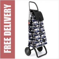Rolser Pack Sahara Azul Blue Print 2 Wheel Shopping Trolley