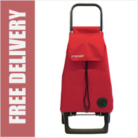 Rolser Baby Mountain Small Petite 2 Wheel Shopping Trolley Red