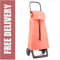 Rolser Jet 2 Wheel Shopping Trolley Coral