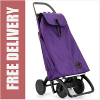 Rolser Pack Original 4 Wheel Shopping Trolley Purple