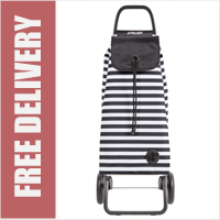 Rolser Pack Marina 2 Wheel Shopping Trolley Black/White