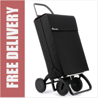 Rolser Jean 4 Wheel Shopping Trolley Black