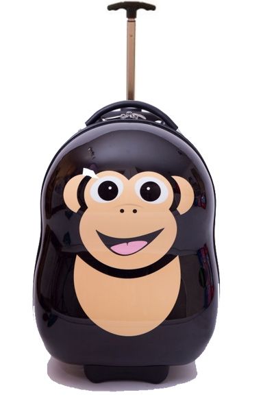 Cuties &amp; Pals Cheeki the Chimp - Hard Shell Trolley Case