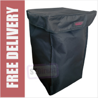 Deluxe Replacement Spare Bag for 4 or 6 Wheel Cage Trolley Plain Black (56 x 34 x 33cm)